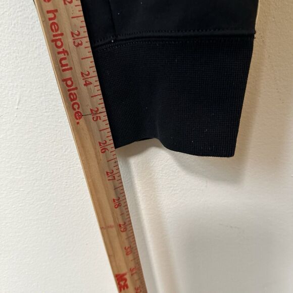 Polo Ralph Lauren Women’s Size Medium Side Logo Stripes Black Jogger Pants Gym - Picture 5 of 8